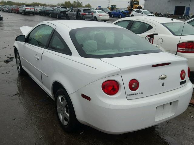 1G1AK15FX67774105 - 2006 CHEVROLET COBALT WHITE photo 3