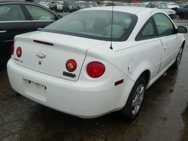 1G1AK15FX67774105 - 2006 CHEVROLET COBALT WHITE photo 4