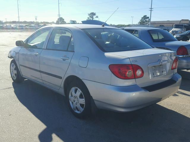 1NXBR32E87Z917033 - 2007 TOYOTA COROLLA SILVER photo 3