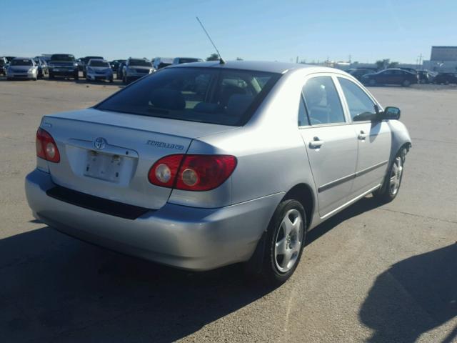 1NXBR32E87Z917033 - 2007 TOYOTA COROLLA SILVER photo 4