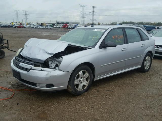 1G1ZU64884F155955 - 2004 CHEVROLET MALIBU MAX ვერცხლისფერი ფოტო 2