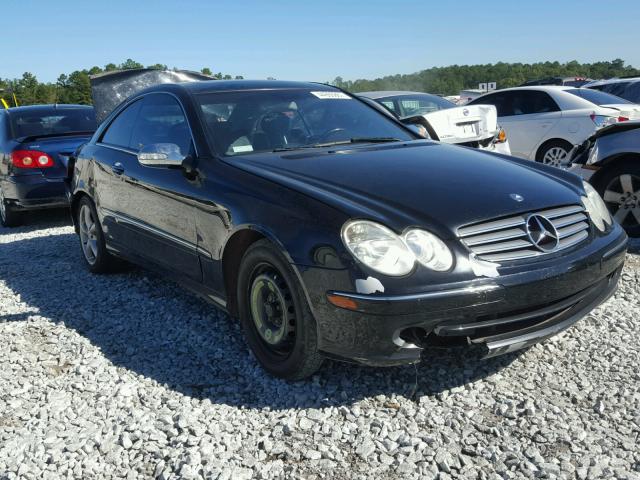 WDBTJ65J64F105691 - 2004 MERCEDES-BENZ CLK 320C BLACK photo 1