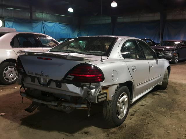 1G2NE52E65M225976 - 2005 PONTIAC GRAND AM S 银色 照片 4