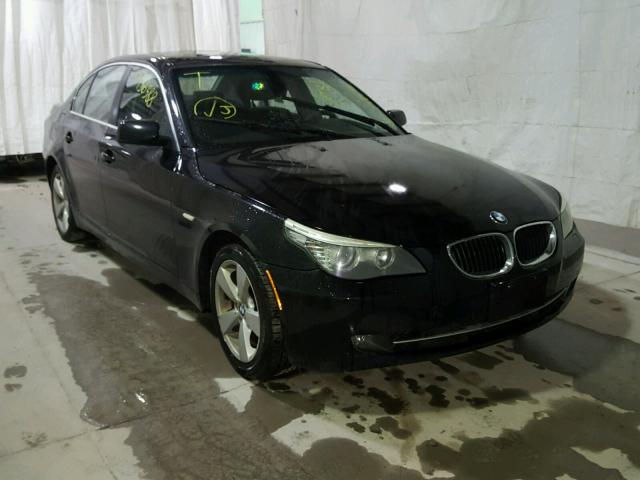 WBANV13548CZ59722 - 2008 BMW 528 XI BLACK photo 1