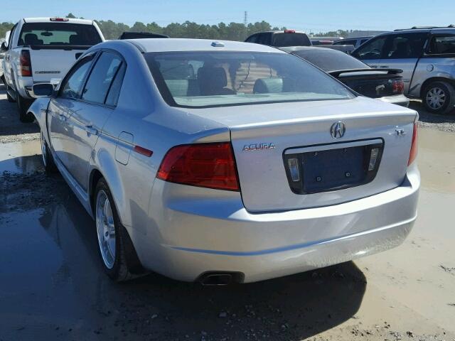 19UUA66236A039566 - 2006 ACURA 3.2TL SILVER photo 3