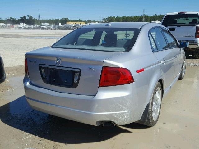 19UUA66236A039566 - 2006 ACURA 3.2TL SILVER photo 4