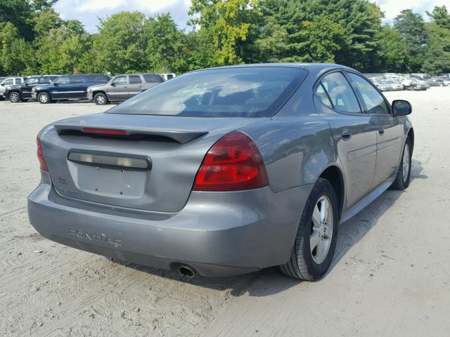 2G2WP552081107468 - 2008 PONTIAC GRAND PRIX GRAY photo 4