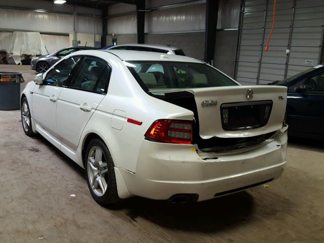 19UUA66238A041644 - 2008 ACURA TL WHITE photo 3