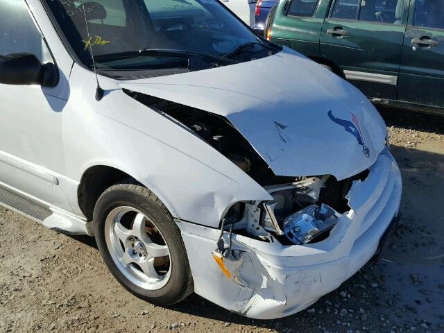 4N2ZN16T91D802392 - 2001 NISSAN QUEST SE WHITE photo 9