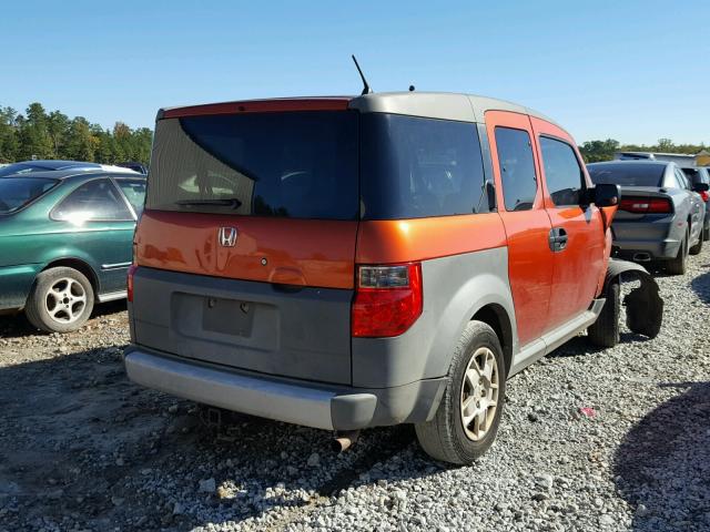 5J6YH17345L012749 - 2005 HONDA ELEMENT ORANGE photo 4