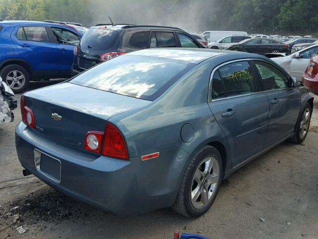1G1ZH57BX9F196942 - 2009 CHEVROLET MALIBU 1LT BLUE photo 4
