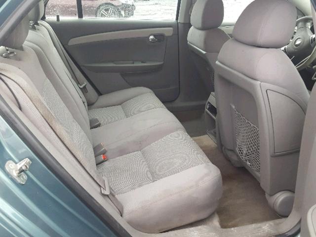 1G1ZH57BX9F196942 - 2009 CHEVROLET MALIBU 1LT BLUE photo 6