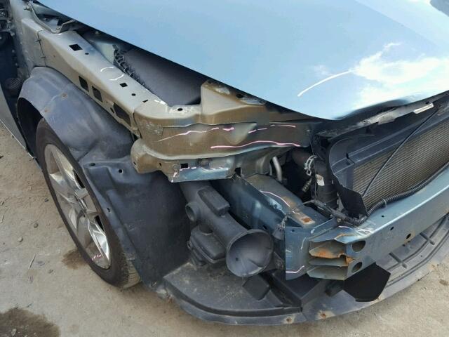 1G1ZH57BX9F196942 - 2009 CHEVROLET MALIBU 1LT BLUE photo 9