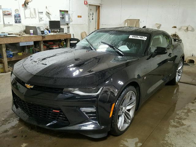 1G1FF1R75H0215814 - 2017 CHEVROLET CAMARO SS BLACK photo 2