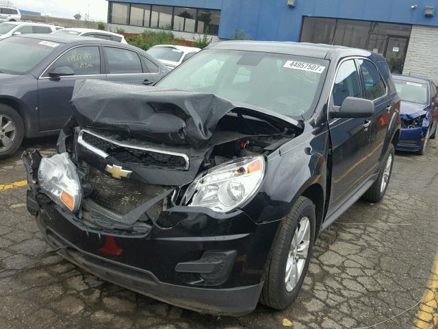 2GNALAEK5E6113816 - 2014 CHEVROLET EQUINOX LS BLACK photo 2