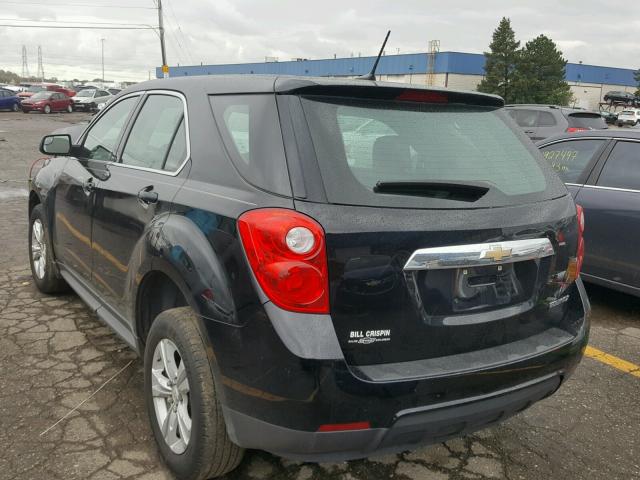 2GNALAEK5E6113816 - 2014 CHEVROLET EQUINOX LS BLACK photo 3