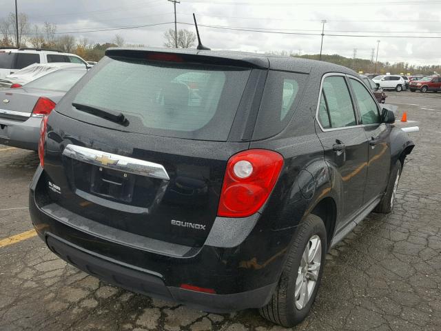 2GNALAEK5E6113816 - 2014 CHEVROLET EQUINOX LS BLACK photo 4