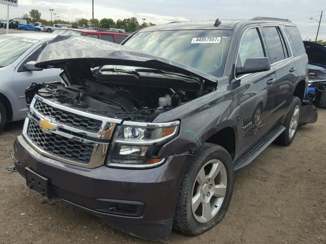 1GNSKBKC1FR247254 - 2015 CHEVROLET TAHOE GRAY photo 2