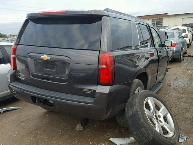 1GNSKBKC1FR247254 - 2015 CHEVROLET TAHOE GRAY photo 4