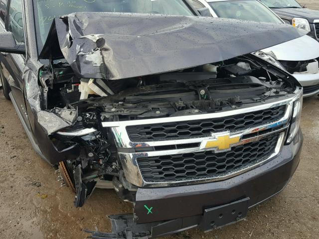 1GNSKBKC1FR247254 - 2015 CHEVROLET TAHOE GRAY photo 9