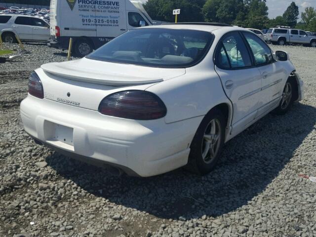 1G2WP52K21F138756 - 2001 PONTIAC GRAND PRIX Білий фото 4