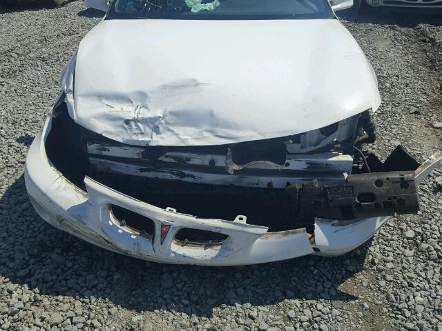 1G2WP52K21F138756 - 2001 PONTIAC GRAND PRIX Білий фото 7