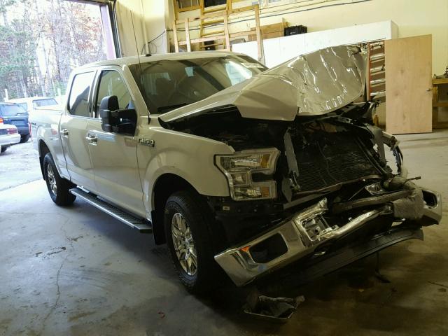 1FTFW1EF0GKG00463 - 2016 FORD F150 SUPER WHITE photo 1