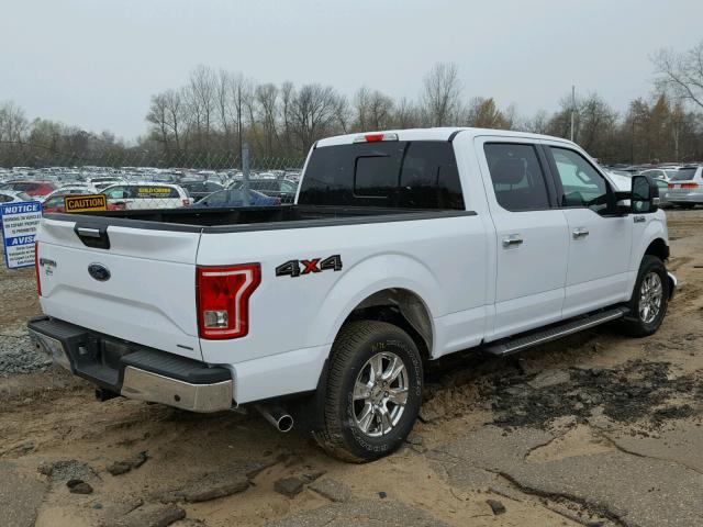 1FTFW1EF0GKG00463 - 2016 FORD F150 SUPER WHITE photo 4