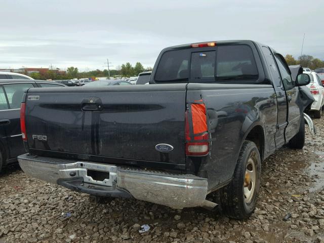 1FTRX17272NA21112 - 2002 FORD F150 BLACK photo 4