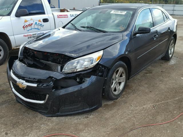 1G11B5SL0EF119571 - 2014 CHEVROLET MALIBU LS გრაფიტი ფოტო 2