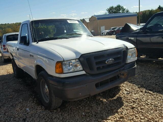 1FTYR10D05PA20796 - 2005 FORD RANGER WHITE photo 1