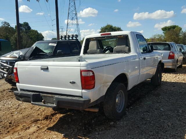 1FTYR10D05PA20796 - 2005 FORD RANGER WHITE photo 4