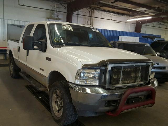 1FTNW21P14ED88215 - 2004 FORD F250 SUPER WHITE photo 1