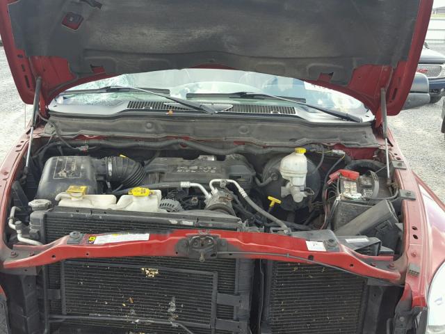 3D7KS28D86G287457 - 2006 DODGE RAM 2500 S RED photo 7