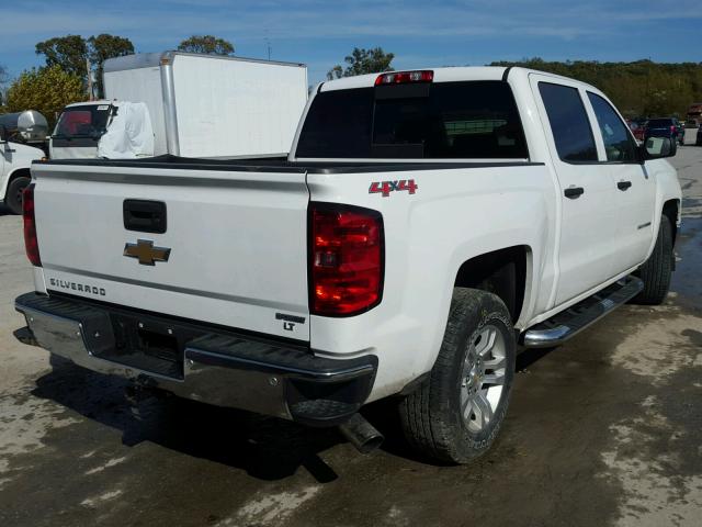 3GCUKREC2EG159916 - 2014 CHEVROLET SILVERADO WHITE photo 4