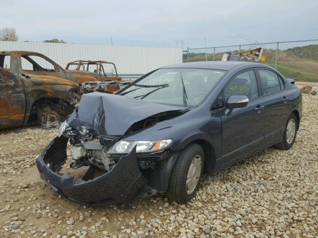 JHMFA36279S011238 - 2009 HONDA CIVIC HYBR GRAY photo 2