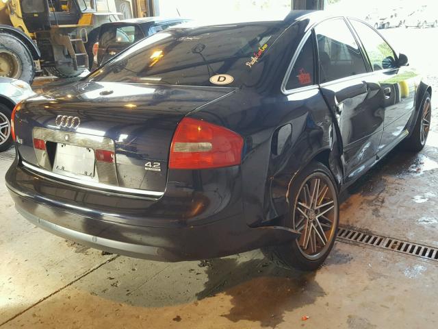 WAUZL54B21N124232 - 2001 AUDI A6 4.2 QUA BLUE photo 4