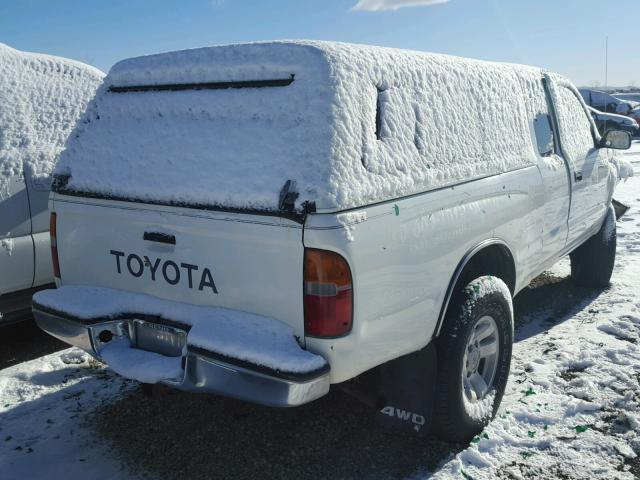 4TAWM72NXVZ261750 - 1997 TOYOTA TACOMA WHITE photo 4