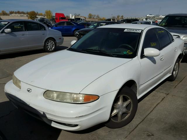 1G3NL52T0YC408414 - 2000 OLDSMOBILE ALERO WHITE photo 2