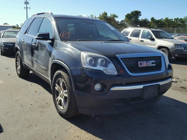 1GKEV23738J168902 - 2008 GMC ACADIA SLT BLACK photo 1