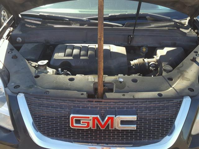 1GKEV23738J168902 - 2008 GMC ACADIA SLT BLACK photo 7