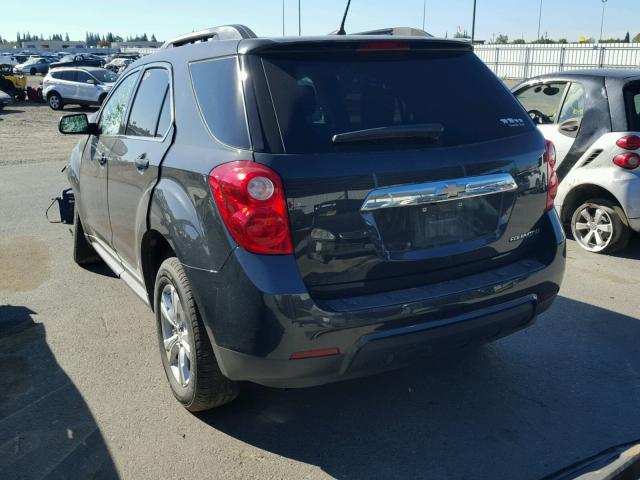 2GNALDEK3D6374121 - 2013 CHEVROLET EQUINOX LT GRAY photo 3