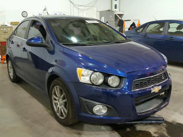 1G1JC5SH9D4255846 - 2013 CHEVROLET SONIC LT BLUE photo 1