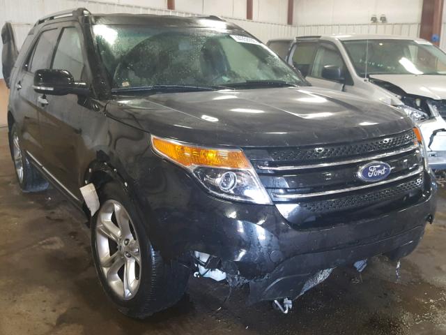 1FM5K8F85DGC45302 - 2013 FORD EXPLORER L BLACK photo 1