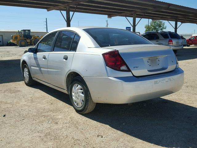 1G8AG52F24Z153943 - 2004 SATURN ION LEVEL SILVER photo 3