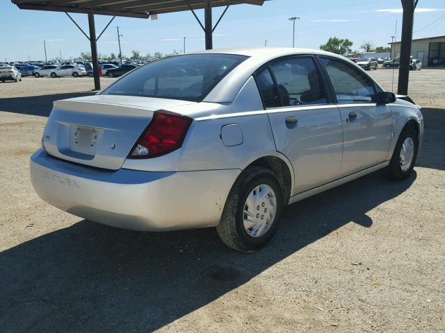 1G8AG52F24Z153943 - 2004 SATURN ION LEVEL SILVER photo 4