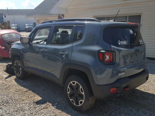 ZACCJBCB9HPE70665 - 2017 JEEP RENEGADE T GRAY photo 3