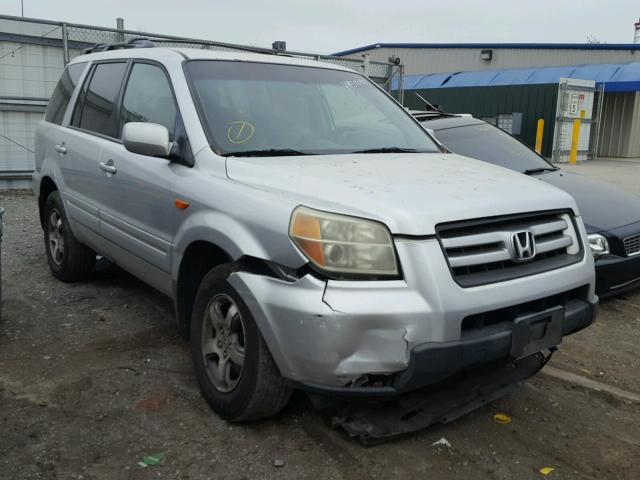 5FNYF18696B009886 - 2006 HONDA PILOT EX GRAY photo 1