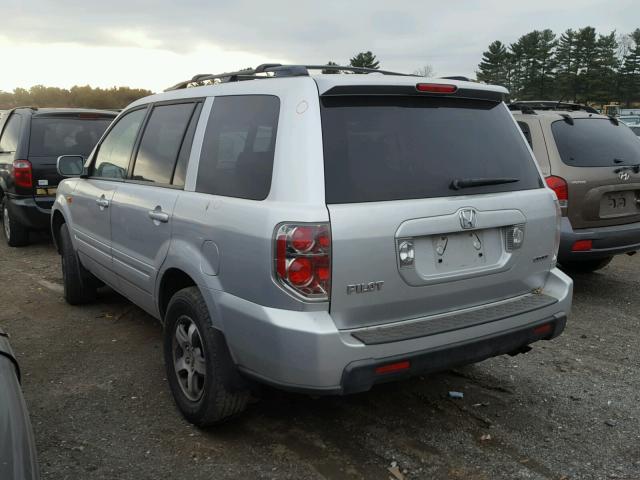 5FNYF18696B009886 - 2006 HONDA PILOT EX GRAY photo 3