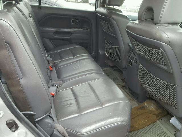 5FNYF18696B009886 - 2006 HONDA PILOT EX GRAY photo 6